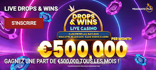 Offre Live Drops & Wins sur 888Starz Casino